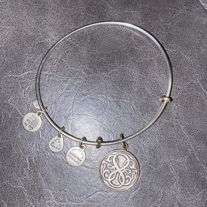 Silver Alex and ani bracelet